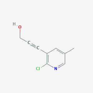 3-(2-Chloro-5-methylpyridin-3-yl)prop-2-yn-1-ol - 1203499-49-3