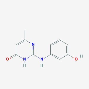 2-[(3-Hydroxyphenyl)amino]-6-methyl-4(3H)-pyrimidinone - 879856-94-7