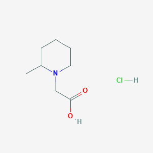 2-(2-Methylpiperidin-1-yl)acetic acid hydrochloride - 1185304-80-6