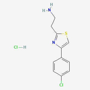 2-[4-(4-Chloro-phenyl)-thiazol-2-yl]-ethylamine hydrochloride - 1177335-53-3