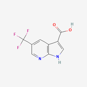 5-(Trifluoromethyl)-1H-pyrrolo[2,3-b]pyridine-3-carboxylic acid - 1171920-15-2