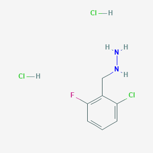 (2-Chloro-6-fluorobenzyl)hydrazine dihydrochloride - 1185299-08-4