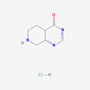 5,6,7,8-tetrahydropyrido[3,4-d]pyrimidin-4(4aH)-one hydrochloride - 1209597-83-0