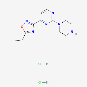 4-(5-Ethyl-1,2,4-oxadiazol-3-yl)-2-piperazin-1-ylpyrimidine dihydrochloride - 1177092-99-7