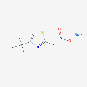 Sodium 2-(4-tert-butyl-1,3-thiazol-2-yl)acetate - 1221722-48-0