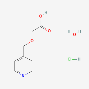 2-(Pyridin-4-ylmethoxy)acetic acid hydrochloride hydrate - 1452518-57-8