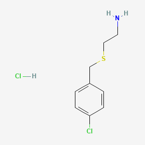 2-{[(4-Chlorophenyl)methyl]sulfanyl}ethan-1-amine hydrochloride - 99048-99-4