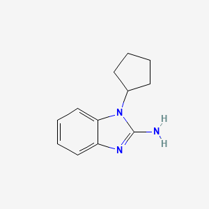 1-cyclopentyl-1H-1,3-benzodiazol-2-amine - 945021-20-5
