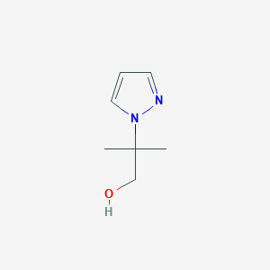 2-Methyl-2-(1H-pyrazol-1-yl)propan-1-ol - 1177358-72-3