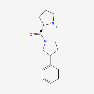 3-phenyl-1-[(2S)-pyrrolidine-2-carbonyl]pyrrolidine - 1272767-46-0