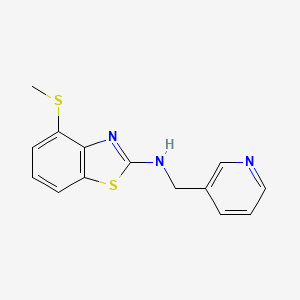 4-(methylthio)-N-(pyridin-3-ylmethyl)benzo[d]thiazol-2-amine - 1219914-67-6