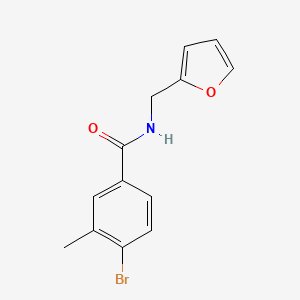 N-(furan-2-ylmethyl) 4-bromo-3-methylbenzamide - 1072944-32-1