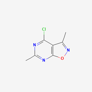 4-Chloro-3,6-dimethylisoxazolo[5,4-d]pyrimidine - 1023758-00-0