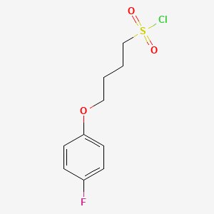 4-(4-Fluorophenoxy)butane-1-sulfonyl chloride - 1202760-82-4