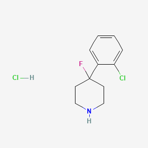 4-(2-Chlorophenyl)-4-fluoropiperidine hydrochloride - 1421160-44-2
