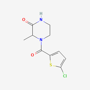 4-(5-Chlorothiophene-2-carbonyl)-3-methylpiperazin-2-one - 1105699-70-4