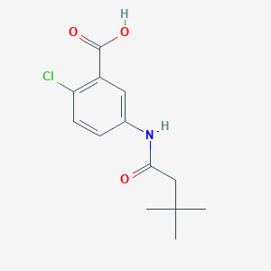 2-Chloro-5-(3,3-dimethylbutanamido)benzoic acid - 1179220-59-7