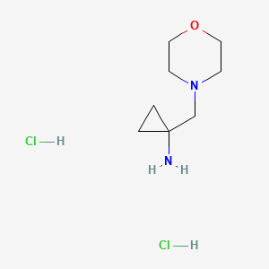 [1-(Morpholin-4-ylmethyl)cyclopropyl]amine dihydrochloride - 1401425-22-6