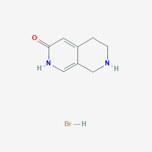 5,6,7,8-Tetrahydro-2,7-naphthyridin-3-ol hydrobromide - 893566-82-0