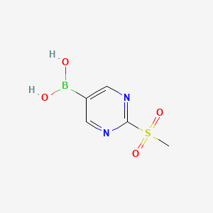 (2-(Methylsulfonyl)pyrimidin-5-yl)boronic acid - 1598437-41-2