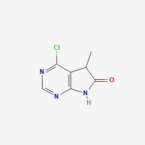 4-Chloro-5-methyl-5H-pyrrolo[2,3-d]pyrimidin-6(7H)-one - 1226804-06-3
