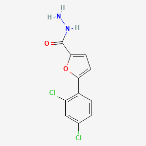 5-(2,4-Dichlorophenyl)-2-furohydrazide - 1216144-12-5