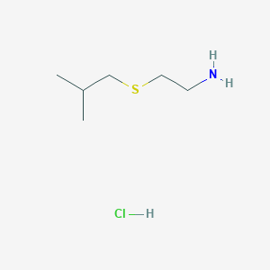 2-[(2-Methylpropyl)sulfanyl]ethan-1-amine hydrochloride - 1423028-14-1