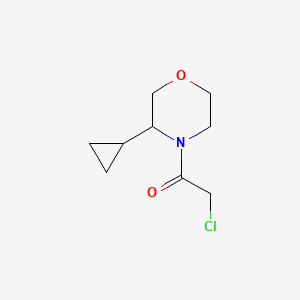 2-Chloro-1-(3-cyclopropylmorpholin-4-yl)ethan-1-one - 1427379-31-4
