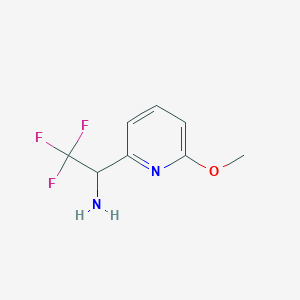 2,2,2-Trifluoro-1-(6-methoxypyridin-2-YL)ethanamine - 1060807-19-3