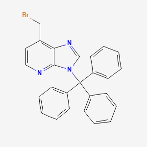 7-(Bromomethyl)-3-trityl-3H-imidazo[4,5-b]pyridine - 618900-48-4
