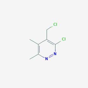 3-Chloro-4-(chloromethyl)-5,6-dimethylpyridazine - 23372-18-1
