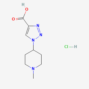 1-(1-Methylpiperidin-4-yl)-1H-1,2,3-triazole-4-carboxylic acid hydrochloride - 1779123-58-8