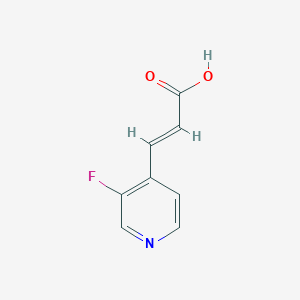 (2E)-3-(3-fluoropyridin-4-yl)prop-2-enoic acid - 1567668-00-1