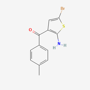 5-Bromo-3-(4-methylbenzoyl)thiophen-2-amine - 1803609-31-5