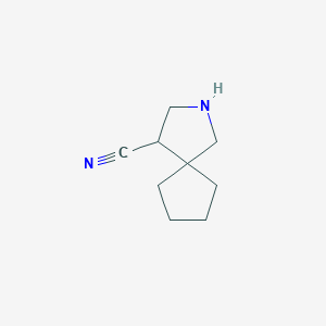 2-Azaspiro[4.4]nonane-4-carbonitrile - 1936317-74-6