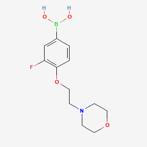 3-Fluoro-4-(2-morpholinoethoxy)phenylboronic acid - 1704064-15-2
