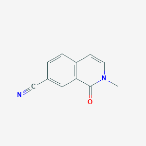 1,2-Dihydro-2-methyl-1-oxoisoquinoline-7-carbonitrile - 1374652-68-2