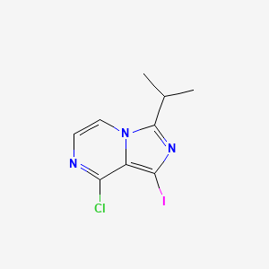8-Chloro-1-iodo-3-isopropylimidazo[1,5-a]pyrazine - 1320266-92-9