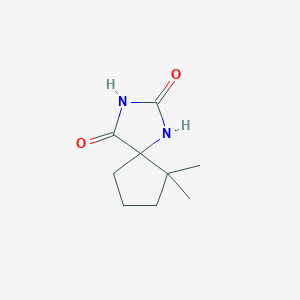 6,6-Dimethyl-1,3-diazaspiro[4.4]nonane-2,4-dione - 90565-74-5