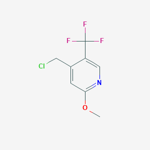 4-Chloromethyl-2-methoxy-5-(trifluoromethyl)pyridine - 1227570-81-1