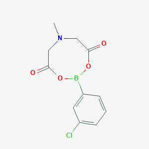 2-(3-Chlorophenyl)-6-methyl-1,3,6,2-dioxazaborocane-4,8-dione - 1604722-17-9