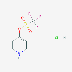 1,2,3,6-Tetrahydropyridin-4-yl trifluoromethanesulfonate hydrochloride - 873107-95-0