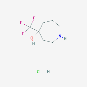 4-(Trifluoromethyl)azepan-4-ol hydrochloride - 1638764-95-0