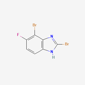 2,4-Dibromo-5-fluoro-1H-benzimidazole - 1388026-23-0
