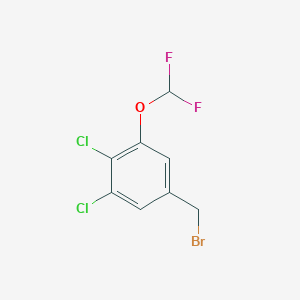 3,4-Dichloro-5-(difluoromethoxy)benzyl bromide - 1806350-65-1