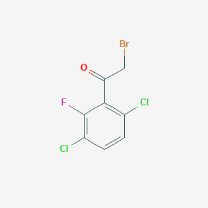 3',6'-Dichloro-2'-fluorophenacyl bromide - 1803784-96-4