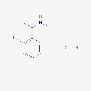 1-(2-Fluoro-4-methylphenyl)-ethylamine hydrochloride - 2206265-54-3
