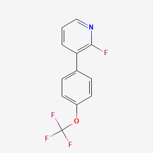 2-Fluoro-3-(4-(trifluoromethoxy)phenyl)pyridine - 1261462-46-7
