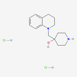 4-(3,4-Dihydroquinolin-1(2h)-ylmethyl)piperidin-4-ol dihydrochloride - 2173107-42-9