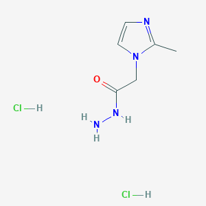 2-(2-methyl-1H-imidazol-1-yl)acetohydrazide dihydrochloride - 2059949-12-9